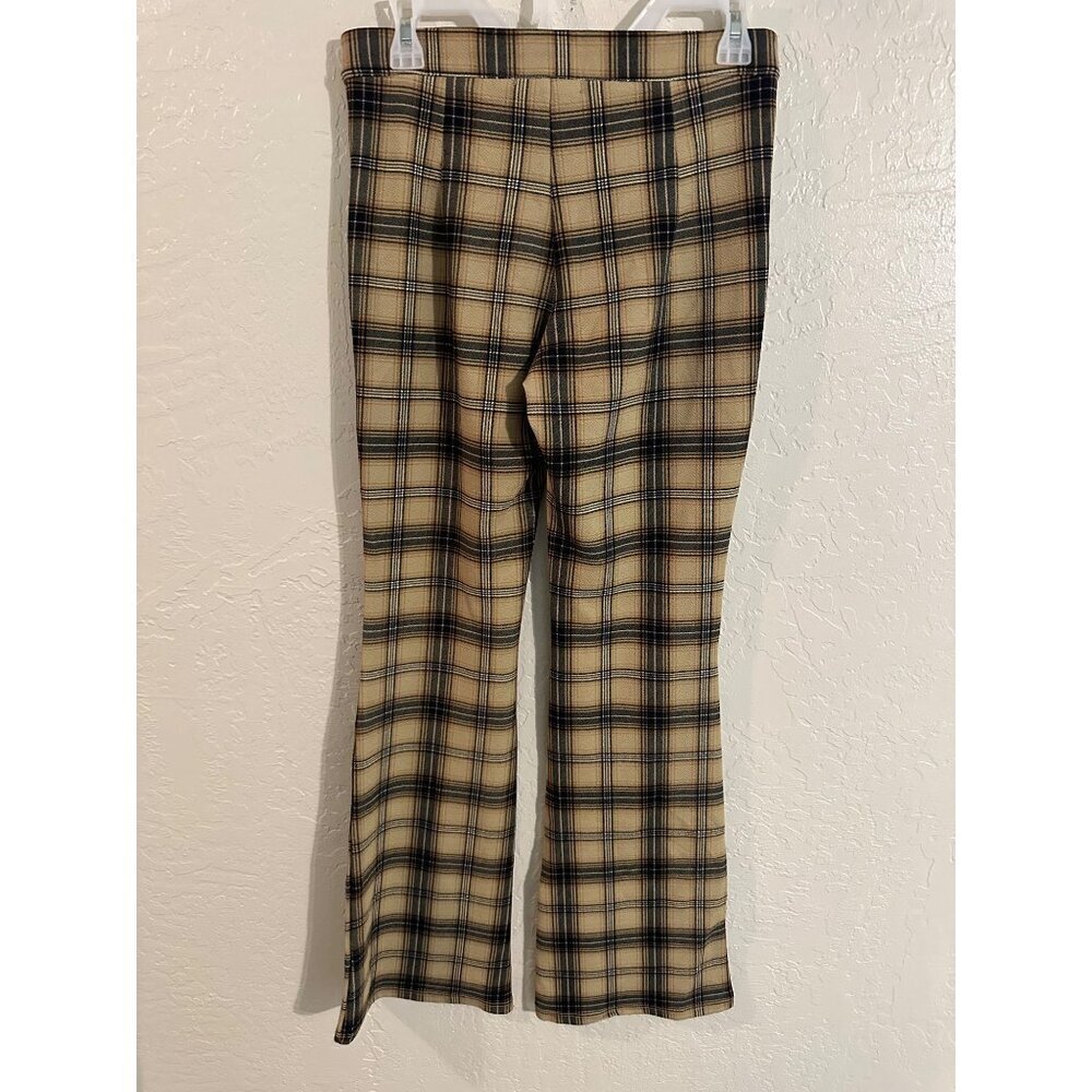Y Forever 21 Y2K 90’s Plaid Bellbottom Flare Pants - Picture 7 of 8